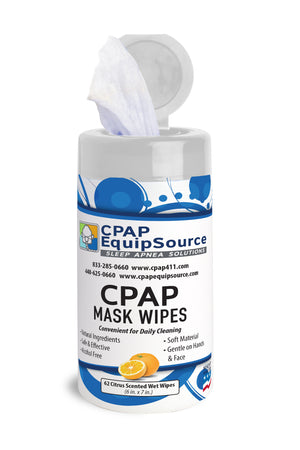 CPAP Mask Cleaning Wipes-Citrus Scent