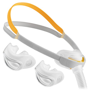 F&P Solo Nasal Pillow CPAP Mask FitPack with Headgear - RX Required