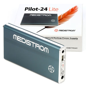 Backup Power Supply Battery Pilot-24-Lite from Medistrom (For ResMed Airsense/Aircurve CPAP/BiPAP models)