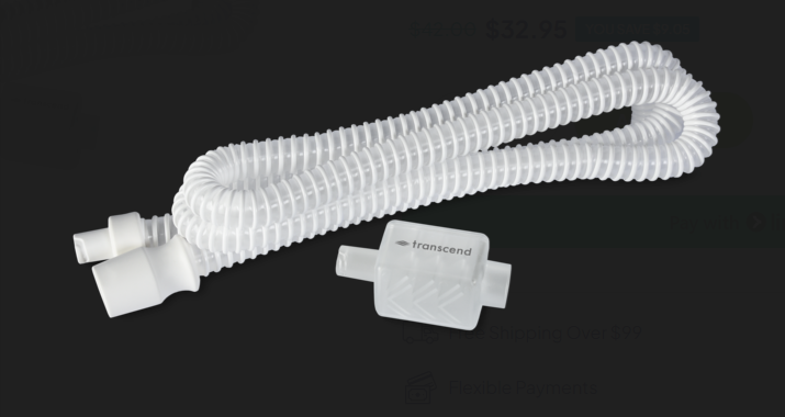 Transcend Micro Auto Travel CPAP WhisperSoft Muffler Kit